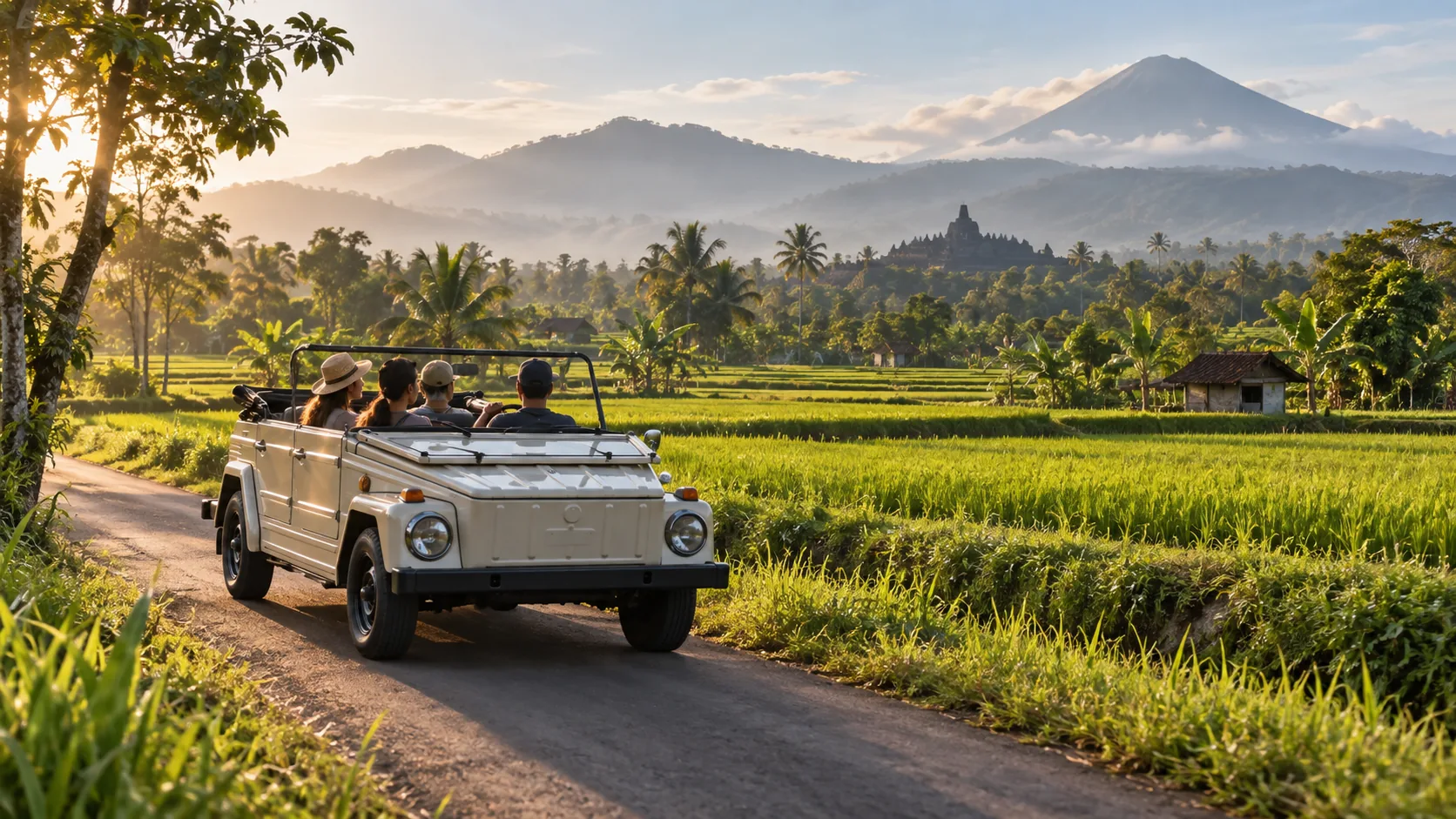 Ilustrasi sinematik VW Tour Magelang
